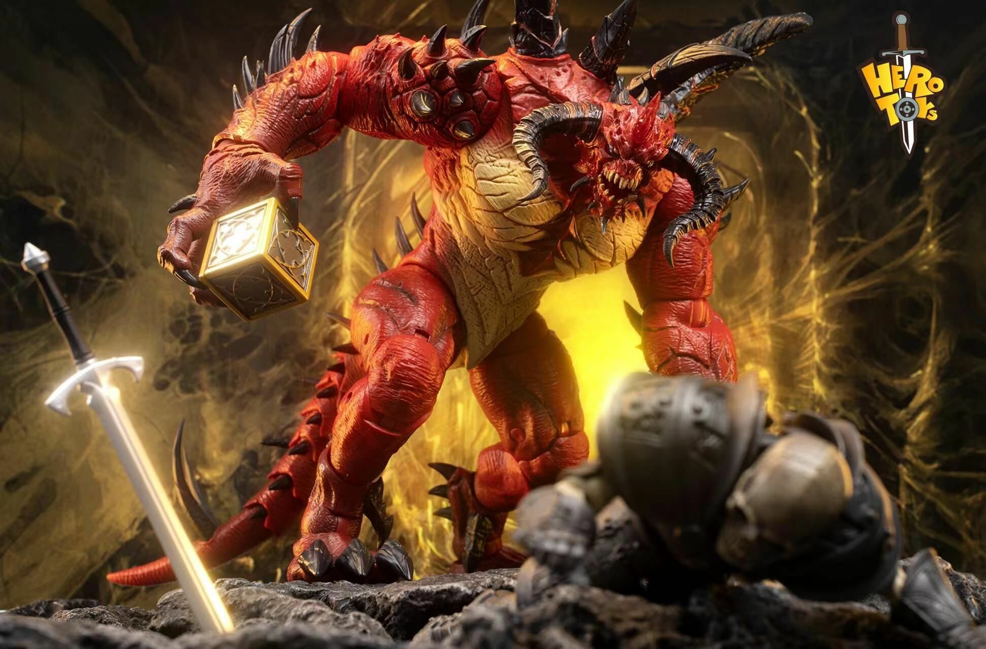 Фигурка Диабло Большой Дьявол - Диабло 2 Повелитель ужаса. Diablo (Big Devil) - Diablo 2 Lord of Destruction. Hero Toys