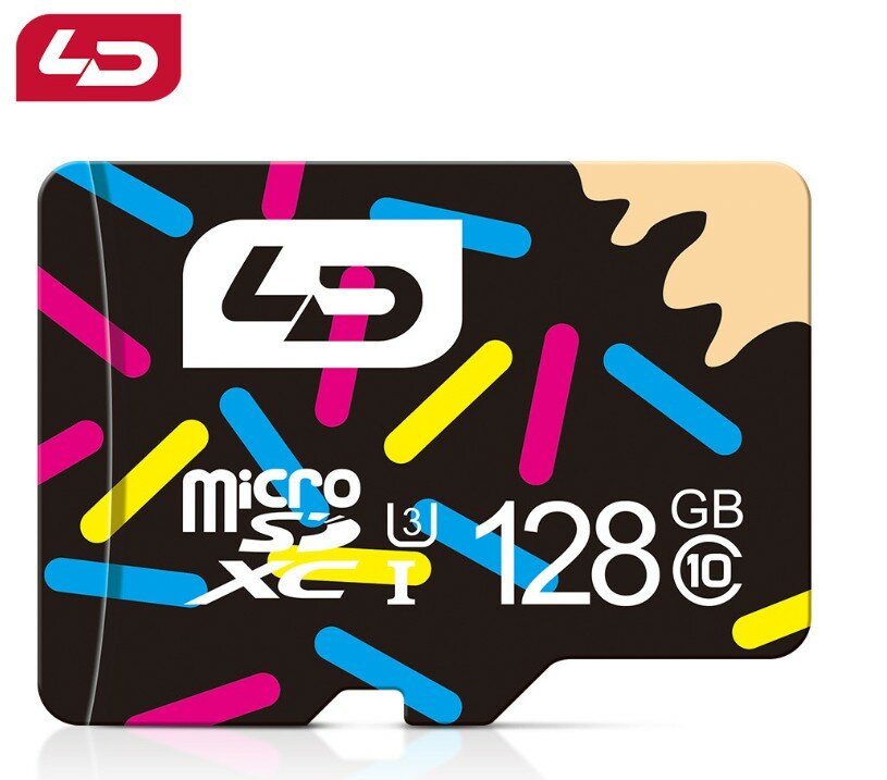 Micro SD card 128gb UHS-I V30 A1 , до 100 mb/s