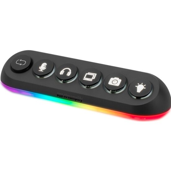 Хаб Streamplify HUB DECK 5 (RGB на 5 портов, 7 сменных клавиш, кнопки управления питанием)