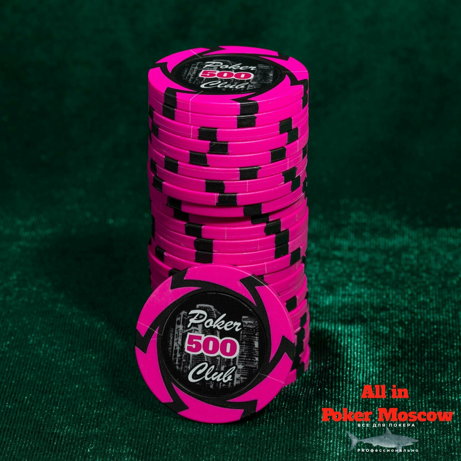 фото Фишки для покера - номинал 500 - 25 фишек