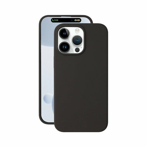 Чехол Liquid Silicone Case Pro для Apple iPhone 15 Pro, серый, Deppa, Deppa 88421