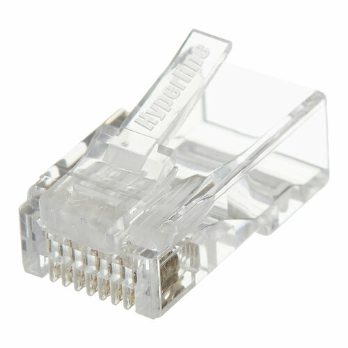 штекер компьютерный hyperline 521597 rj 45 8p8c cat6 10 шт Штекер компьютерный Hyperline (521597) RJ-45 8P8C CAT6 (10 шт.)