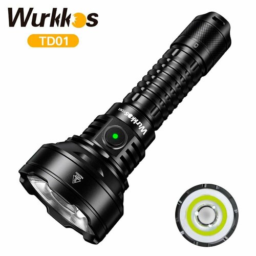 Фонарь Wurkkos TD01 SFT40 2200-Люмен, 1039 метров, 6000K (комплект с аккумулятором 21700 Li-Ion)
