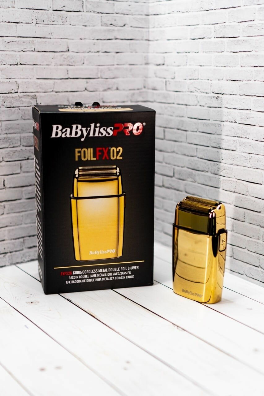 Электробритва BABYLISS PRO FoilFX 02 GOLD, 2 головки