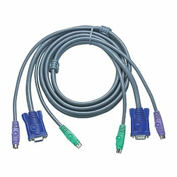 Кабель для переключателей (2xPS/2M+VGA15M-)2xPS/2M+VGA15M) 1.8м