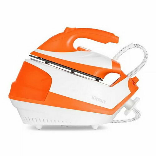 Отпариватель КТ-9135-2 напольный 2000 Вт 1200 мл 35 гмин утюжок бело-оранжевый 1042265 758600₽