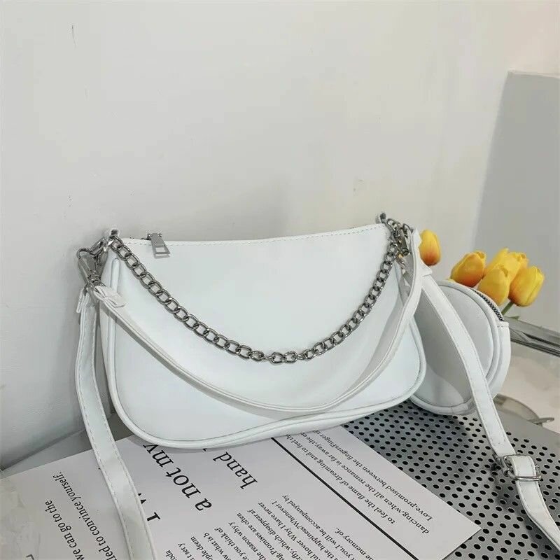 Сумка кросс-боди , фактура матовая, белый