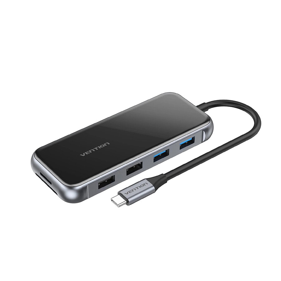 USB хаб разветвитель концентратор VENTION Docking Station USB-C 10 в 1 Multifunctional HUB