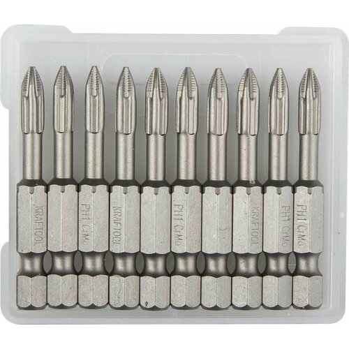 X-Drive PH1 50 мм 10 шт торсионные биты 26121-1-50-10 1146₽