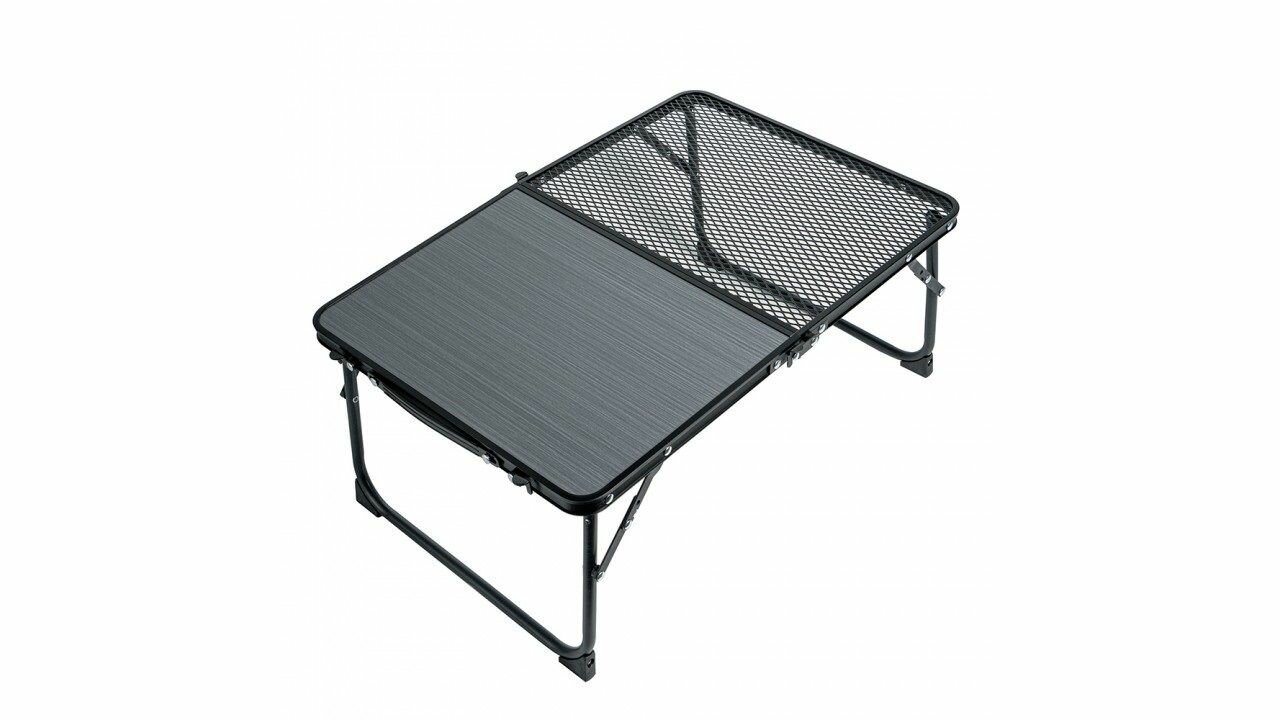 фото Стол туристический складной алюминиевый + сетка 40*60 см