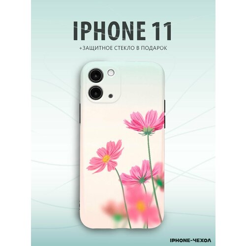 Чехол Iphone 11 цветы нежные