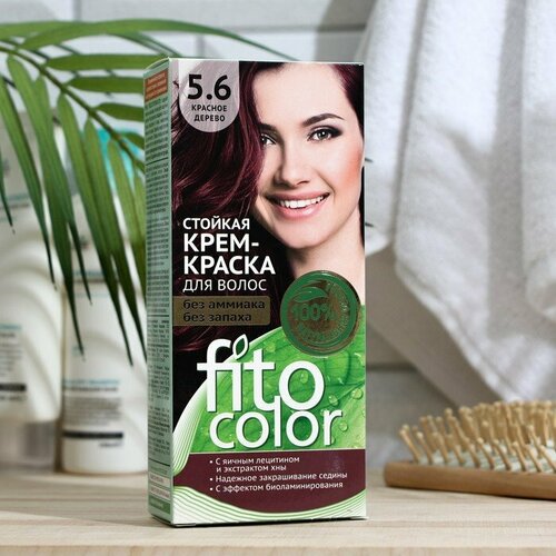 Стойкая крем-краска для волос Fitocolor, тон красное дерево, 115 мл (комплект из 9 шт)