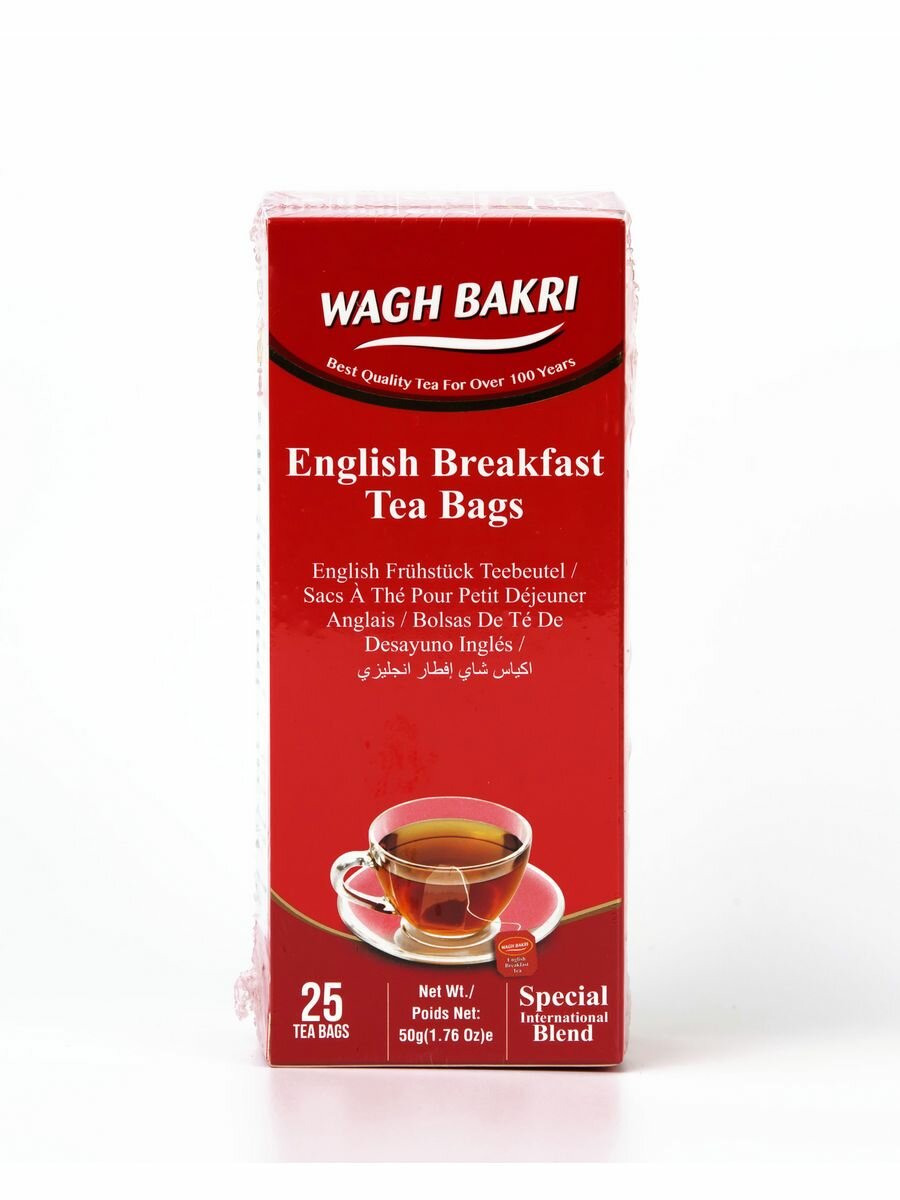 Черный чай Английский завтрак, 50 г (25 пакетиков)