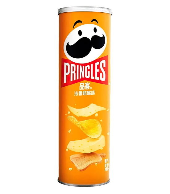 Картофельные чипсы Pringles Strong cheese / Принглс Стронг Чиз 110гр (Китай)