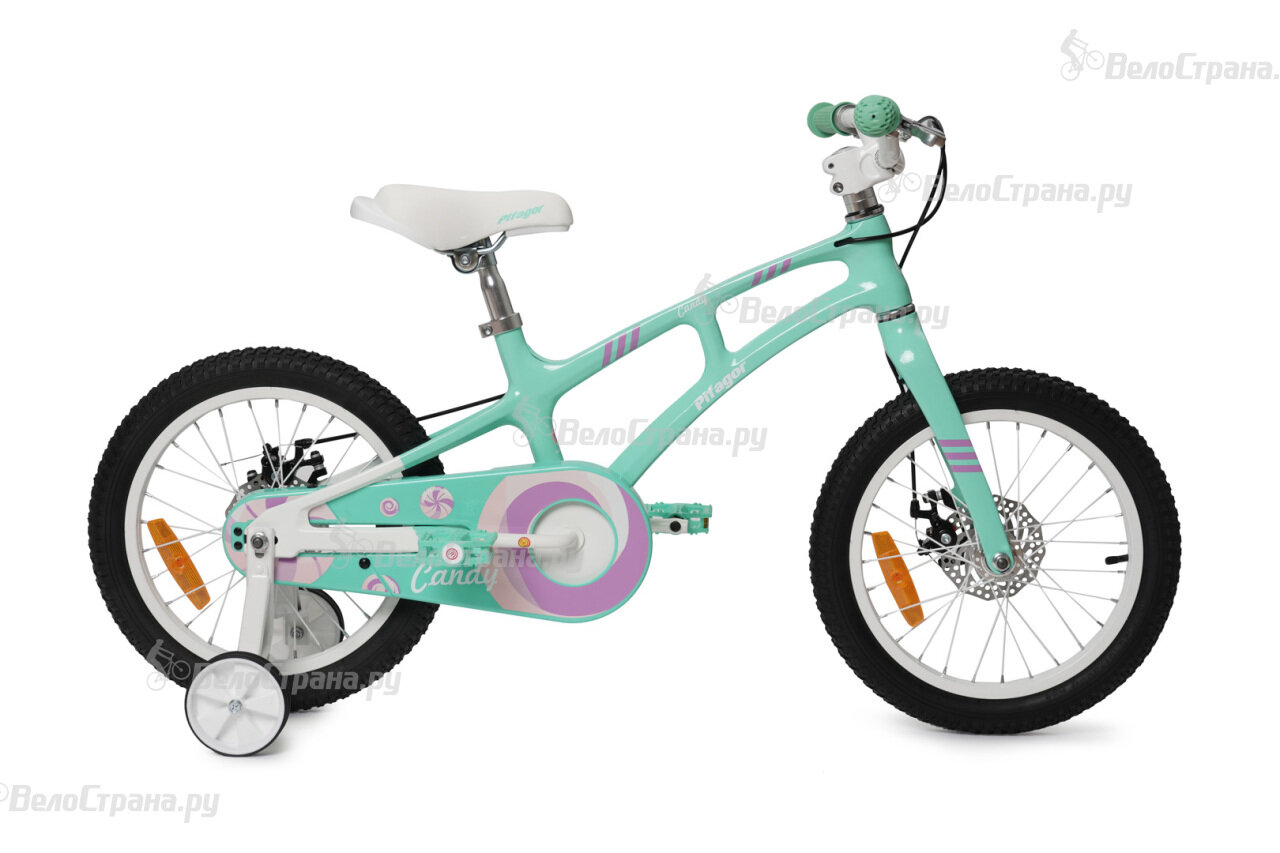 Детский велосипед Pifagor Candy 16 (2022) 16 Бирюзовый (105-120 см)