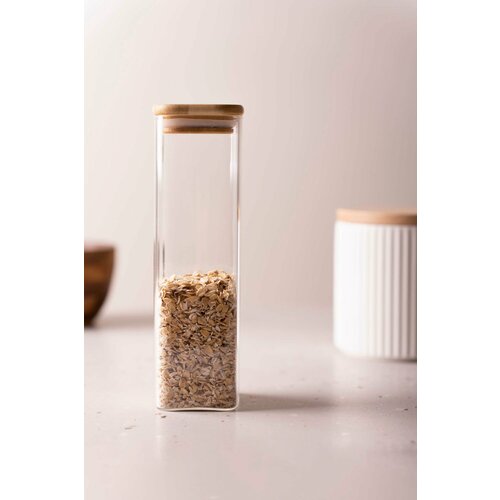 Банка для хранения сыпучих продуктов стеклянная 650мл 390₽