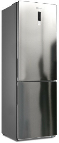 Холодильник с нижней морозильной камерой CENTEK CT-1733 NF (Inox)