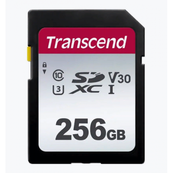 Карта памяти Transcend SDXC 256GB 300S Class 10 UHS-I U3 V30 {4K}