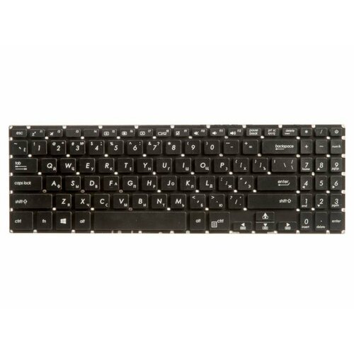 клавиатура для ноутбука asus x507 x507ma x507u x507ua x507ub чёрная Клавиатура для ноутбука Asus X507, X507MA, X507U, X507UA, X507UB чёрная