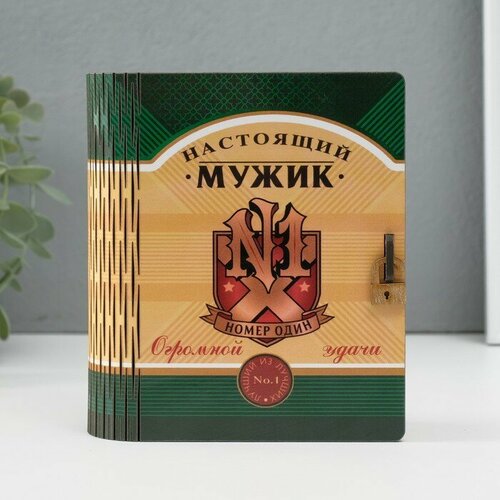 Копилка-шкатулка Настоящий мужик 14х12х5 см 831₽