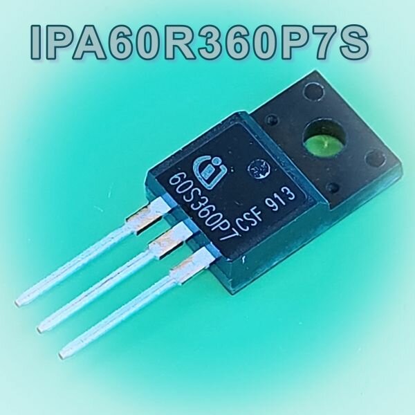 Транзистор IPA60R360P7S. Маркировка 60S360P7