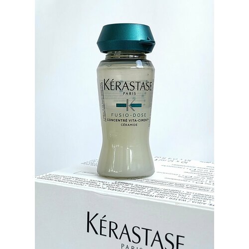 Ампулы Kerastase Fusio-Dose Concentre Vita-Ciment для мгновенного восстановления поврежденных волос 1 шт. (10 х 12 мл)