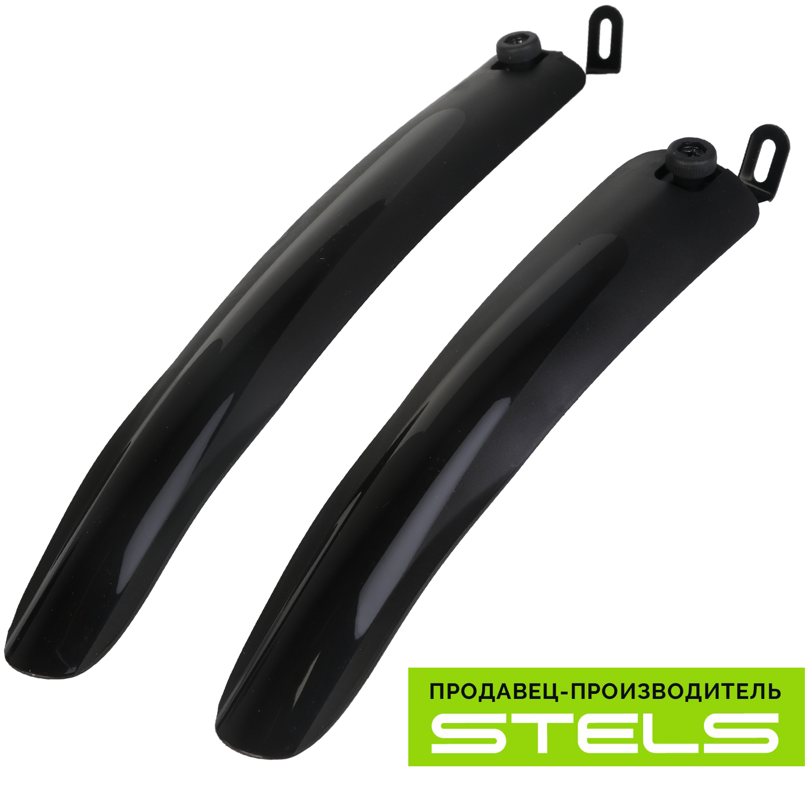 Крылья для велосипеда STELS 24" XH-B231 пластиковые чёрные VELOSALE (item:020)
