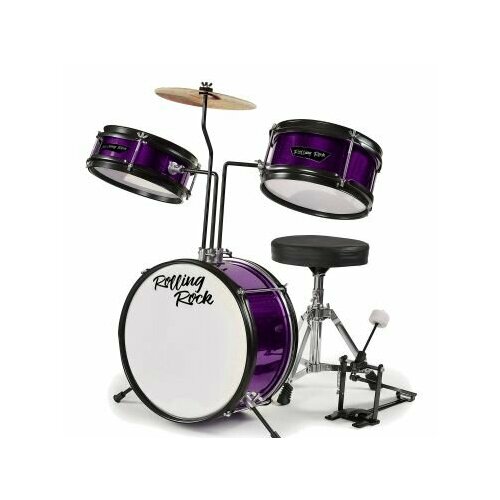 Ударная установка Rolling Rock KIDS JR-1288 PL фиолетовый