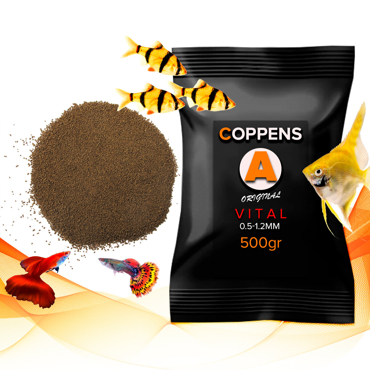 COPPENS VITAL 0.5-1.2мм, 500 гр - корм для аквариумных рыб