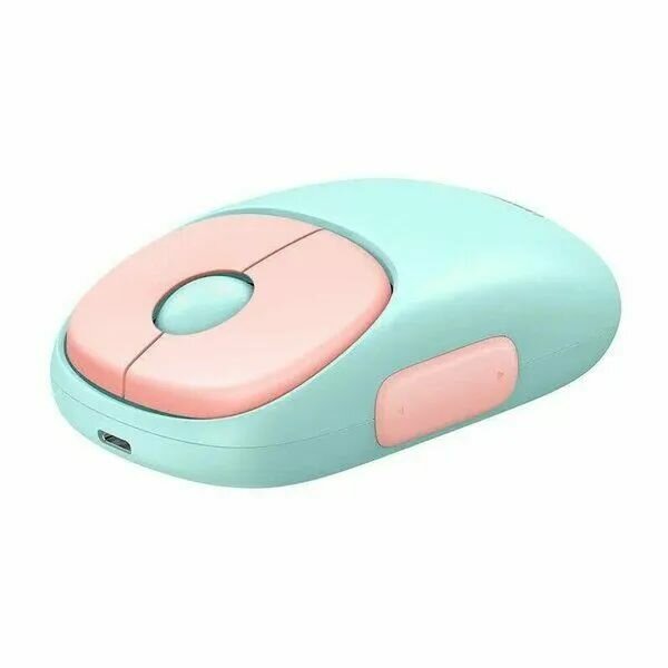 Беспроводная компьютерная мышь UGREEN MU102 (15722) FUN+ Wireless Mouse 2.4 GHz&BT . Цвет: розовый, зеленый.