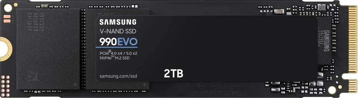 Жесткий диск SSD M.2 2Tb Samsung 990 EVO (MZ-V9E2T0BW)