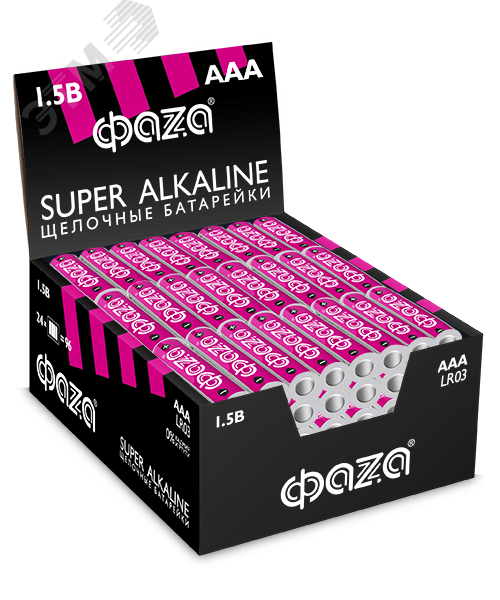 Батарейки ФаZa, Super Alkaline BL-2 LR03, 2 шт. - фото №12
