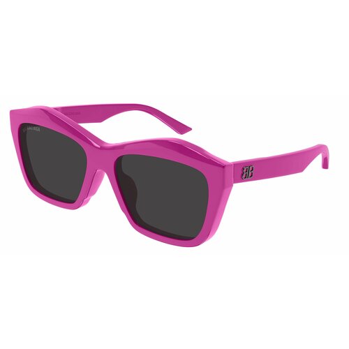 Солнцезащитные очки BALENCIAGA BB0216S 003 BB0216S-003, фиолетовый, фуксия