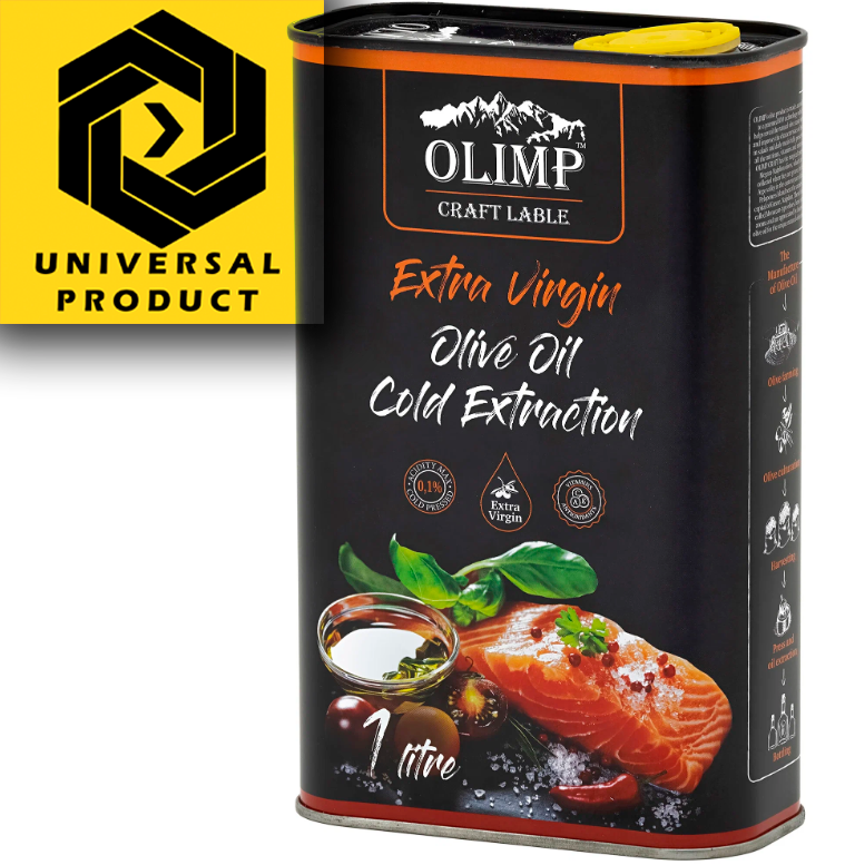 Масло Оливковое Рафинированное OLIMP Craft Label Extra Pomace, Высший Сорт, 1л (Греция) — фото 1