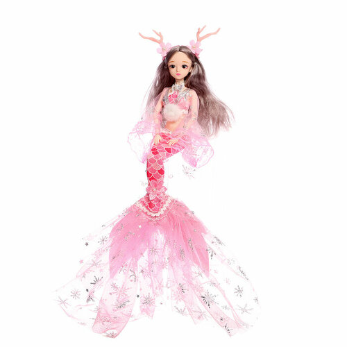 Кукла сказочная «Принцесса русалочка», цвет розовый эль джей русалочка пропавшая принцесса