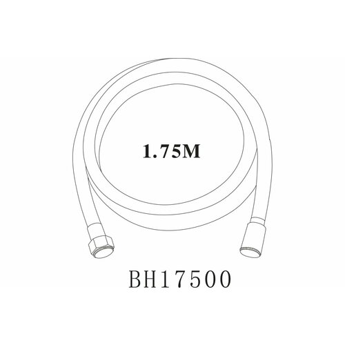 BOND Шланг для душа 175см с защитой от перекручивания BH17500 2270₽