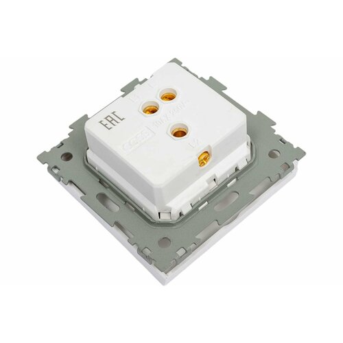 CGSS Выключатель одноклавишный проходной переключатель белый 