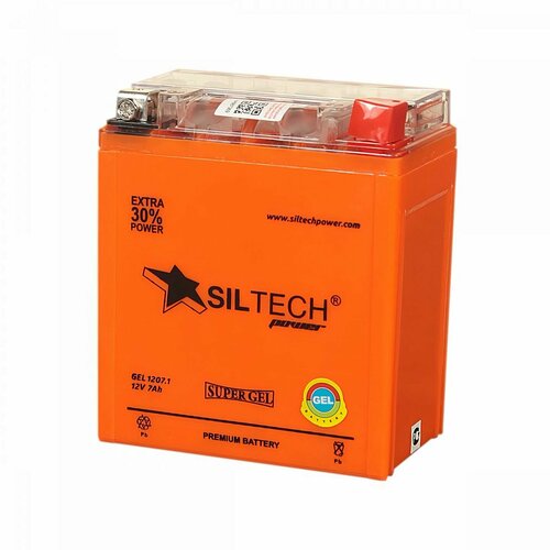 Аккумулятор SILTECH GEL1207.1 12V7AH о. п. (YTX7L-BS) д113ш70в130/100
