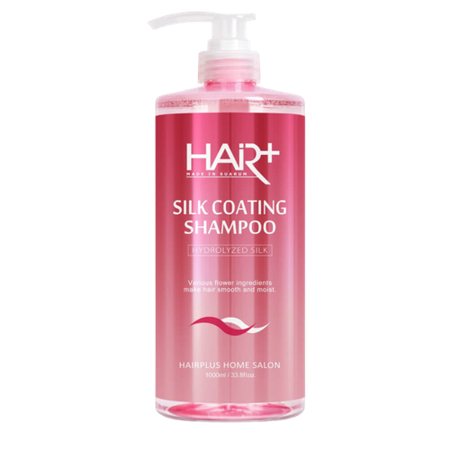 Шелковый шампунь HAIRPLUS для гладкости волос Silk Coating Shampoo, 1000мл