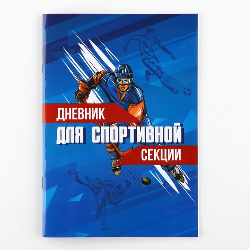 Дневник для спортивной секции синий 32 стр148 х 21 см 216₽
