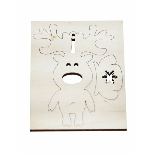 Деревянные заготовки декупаж зима 270₽