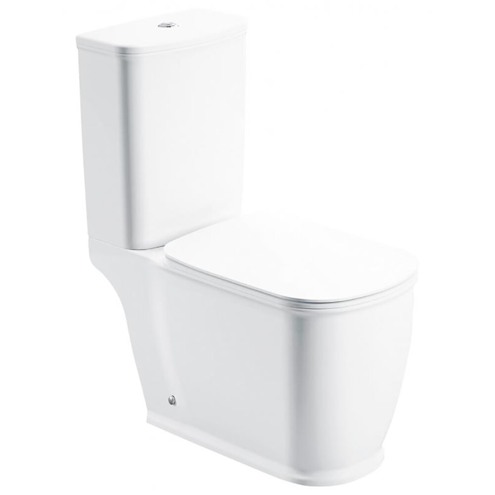 BelBagno Prado безободковый с горизонтальным выпуском сиденьем дюропласт микролифт