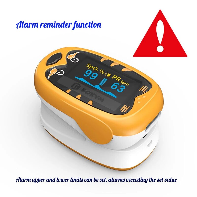 Пульсоксиметры Детский пульсоксиметр JYHealth Baby Finger, orange