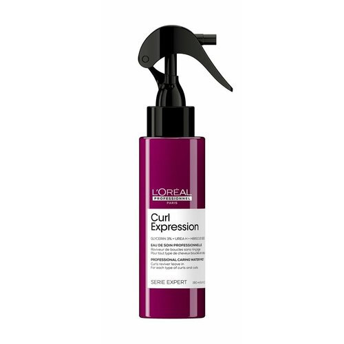 Ухаживающий спрей-дымка для рефреша кудрявых волос c глицерином 3% Curl Expression Professional Spray, 190 мл