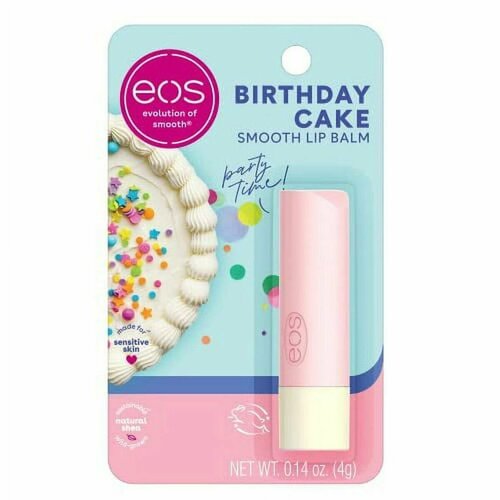 EOS Бальзам для губ Birthday Cake Lip Balm Праздничный торт, 4 г