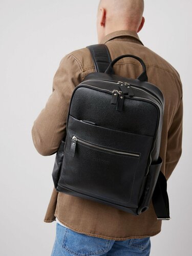 Изображение товара Рюкзак натуральная кожа, для ноутбука, бумаг формата А4 Franchesco Mariscotti