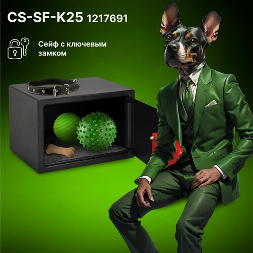 Изображение товара Сейф мебельный Cactus CS-SF-K25 250x350x250мм ключевой