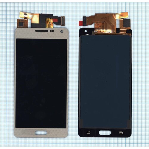 Дисплей (модуль) для телефона Samsung Galaxy A5 (A500F), в сборе с тачскрином, TFT, золотистый