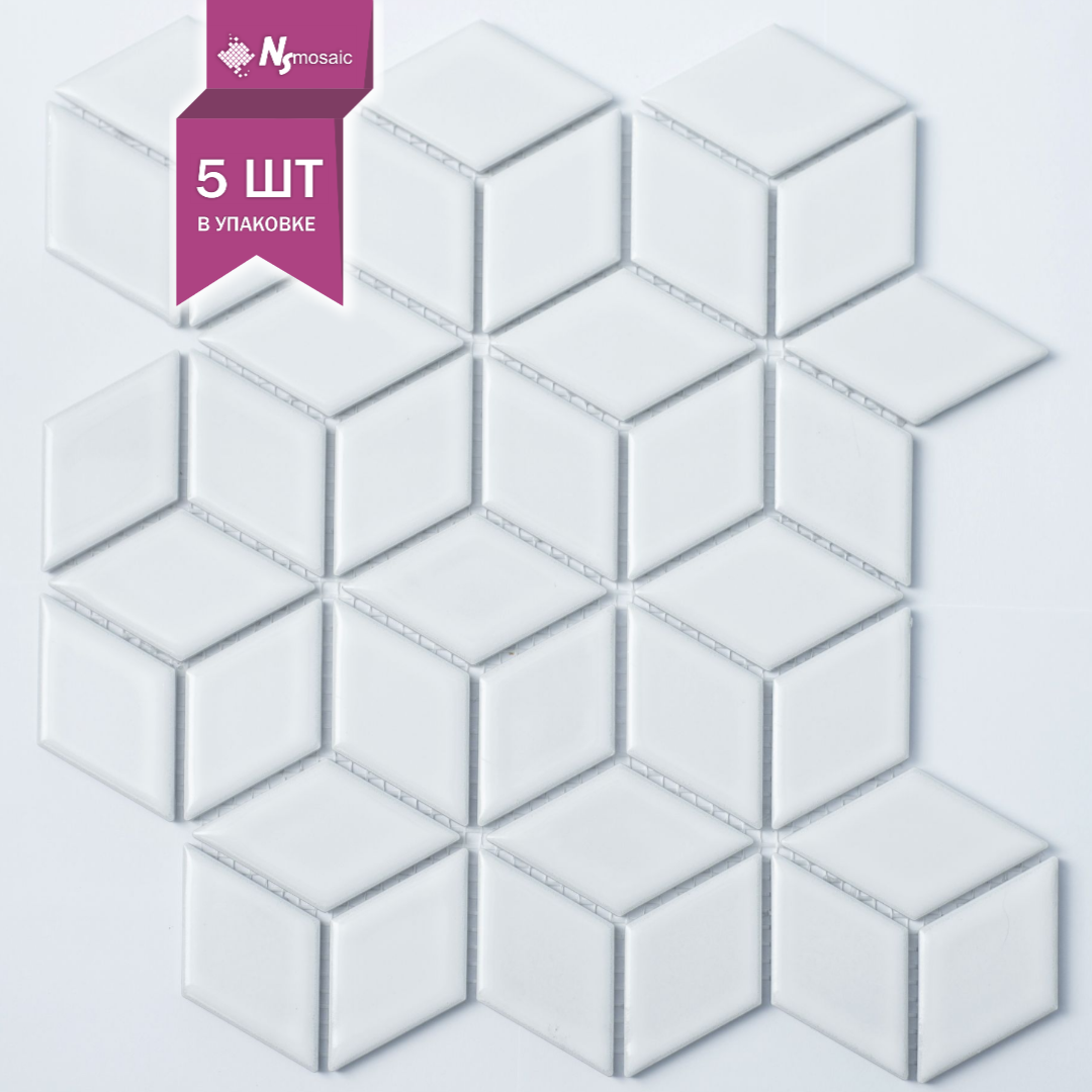 Мозаика керамическая NS mosaic P-501 308х266 чип 48х48 уп 5 шт
