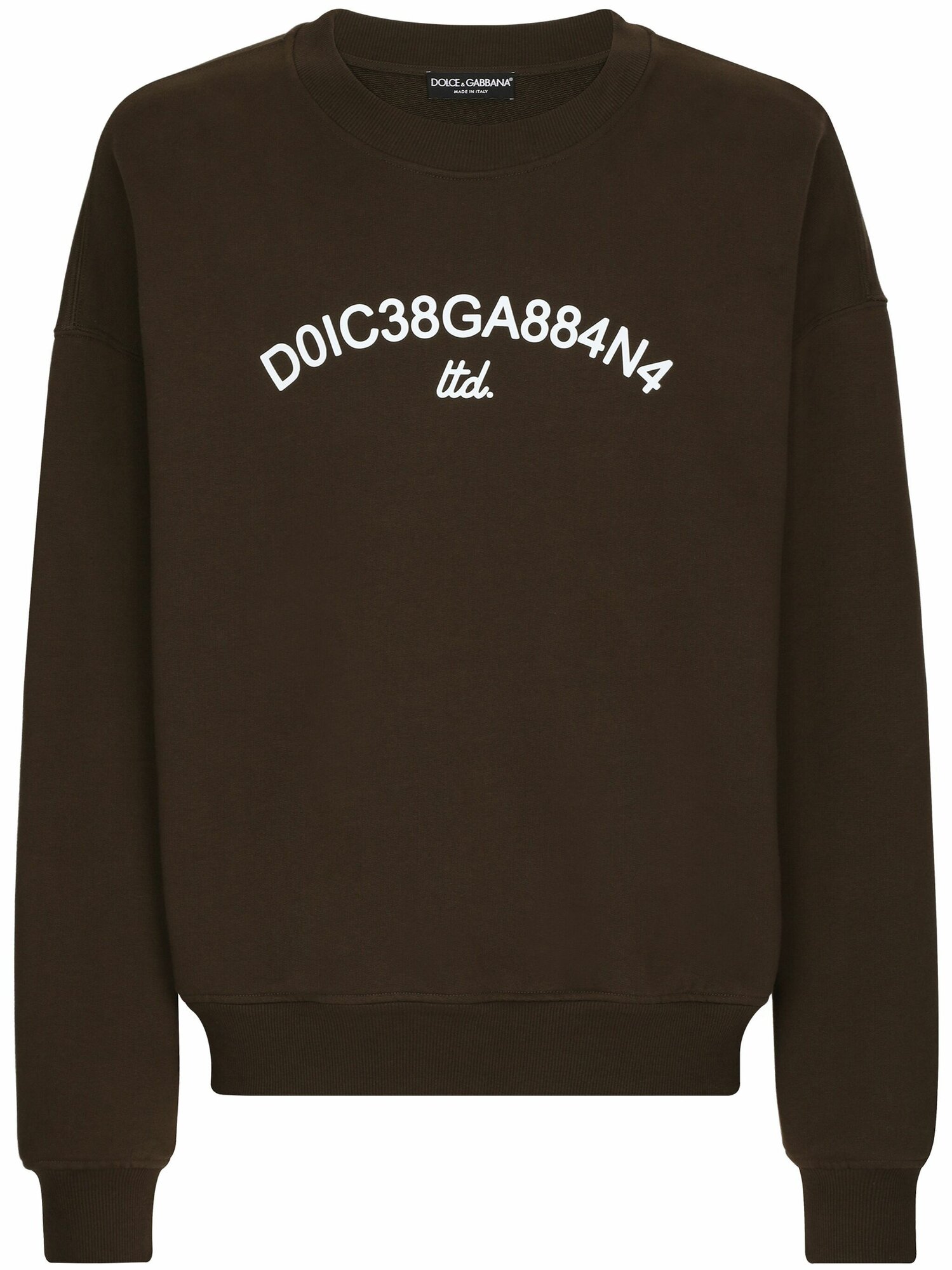 Свитшот DOLCE & GABBANA, размер L, , коричневый